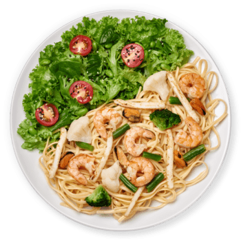 Salad Pasta with seafood