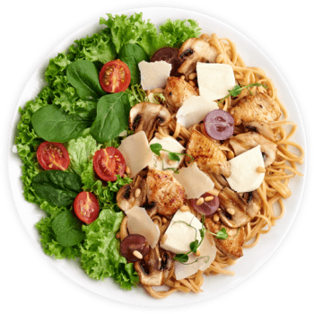 Salad pasta Chicken Cheese