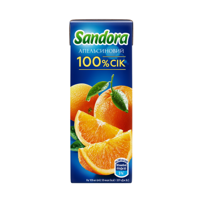 Сік Sandora Апельсиновий